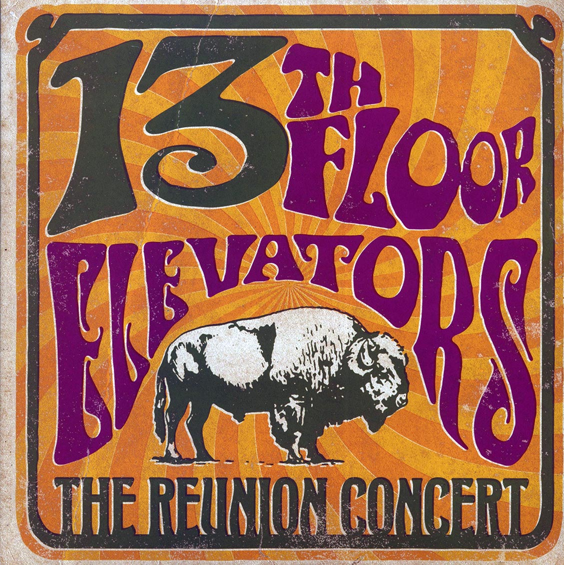 The 13th Floor Elevators - The Reunion Concert: Liberty Lunch, Houston, Texas, 11th August 1984 (2xLP) (yellow vinyl) - Vinyl LP