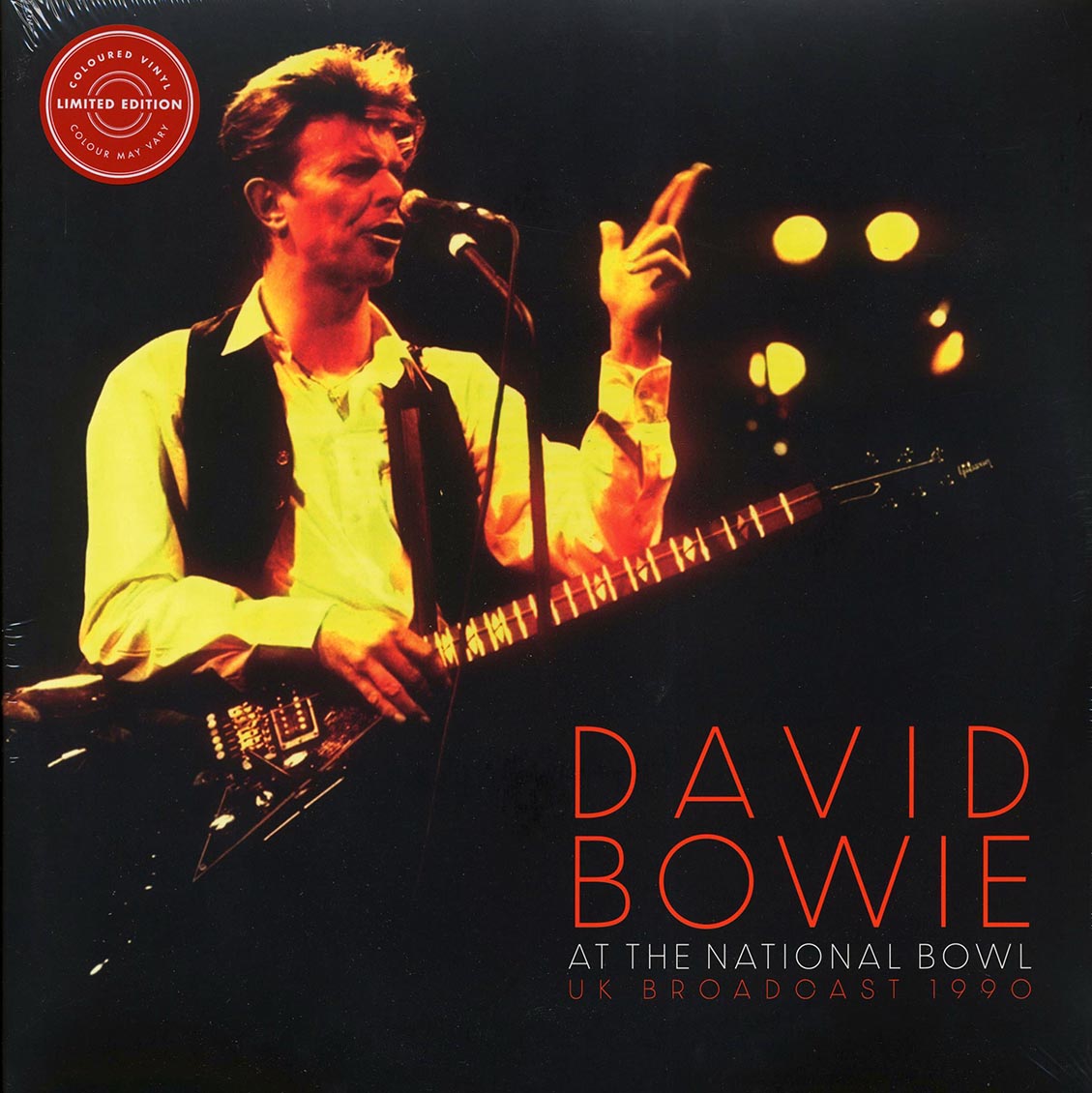 David Bowie - At The National Bowl UK Broadcast 1990: Milton Keynes, England, August 5th 1990 (ltd. ed.) (2xLP) (white vinyl) - Vinyl LP