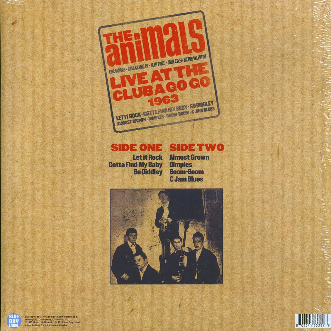 The Animals - Live At The Club A Go Go 1963 - Vinyl LP, LP