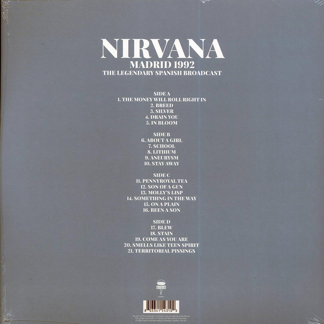 Nirvana - Madrid 1992: The Legendary Spanish Broadcast (ltd. ed.) (2xLP) (red vinyl) - Vinyl LP, LP