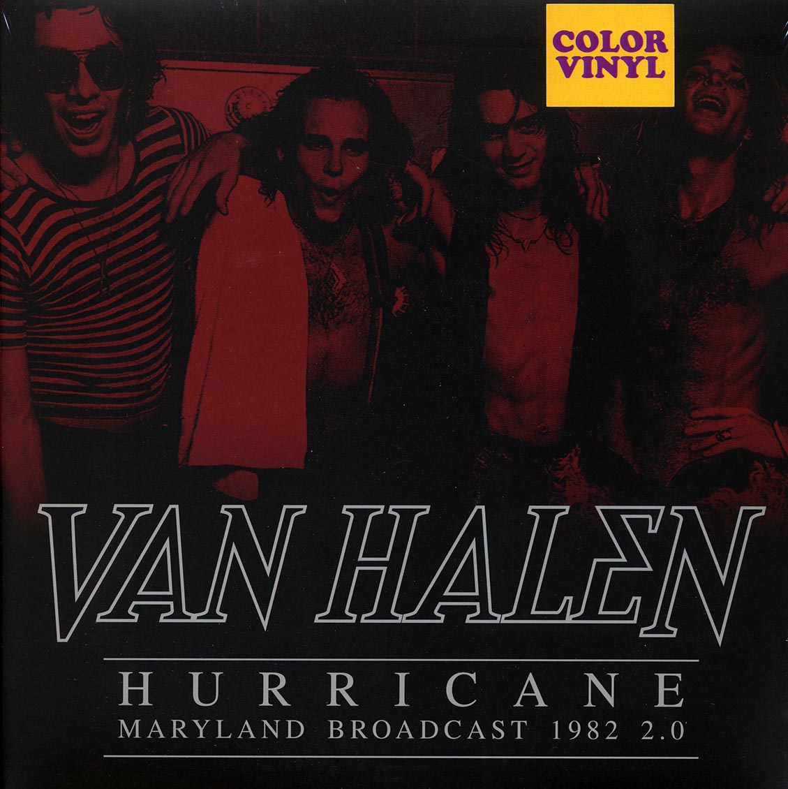 Van Halen - Hurricane: Maryland Broadcast 1982 2.0, Capital Center, Landover, MD October 1982 (ltd. ed.) (2xLP) (clear vinyl) - Vinyl LP