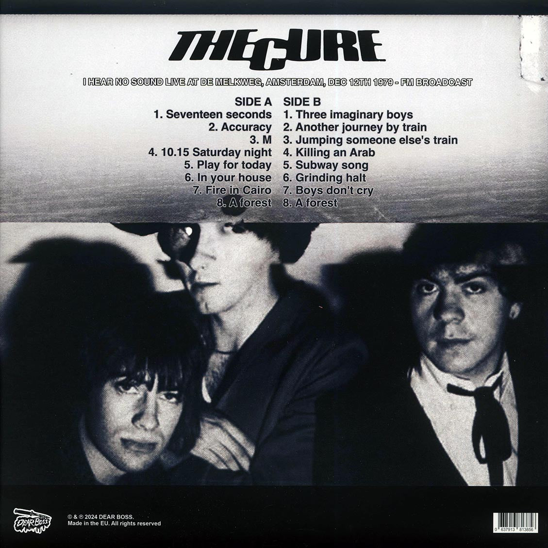 The Cure - I Hear No Sound: Live At De Melkweg, Amsterdam, Dec 12th 1979 (yellow vinyl) - Vinyl LP, LP