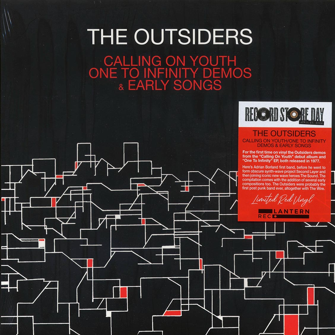 The Outsiders - Calling On Youth: One To Infinity Demos & Early Songs (RSD 2024) (red vinyl) - Vinyl LP