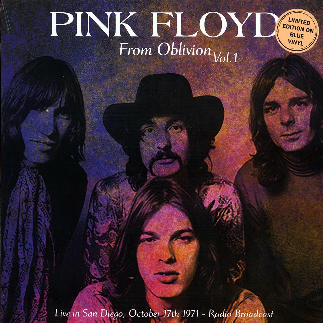 Pink Floyd - From Oblivion Volume 1: Live In San Diego, October 17th, 1971 (blue vinyl) - Vinyl LP