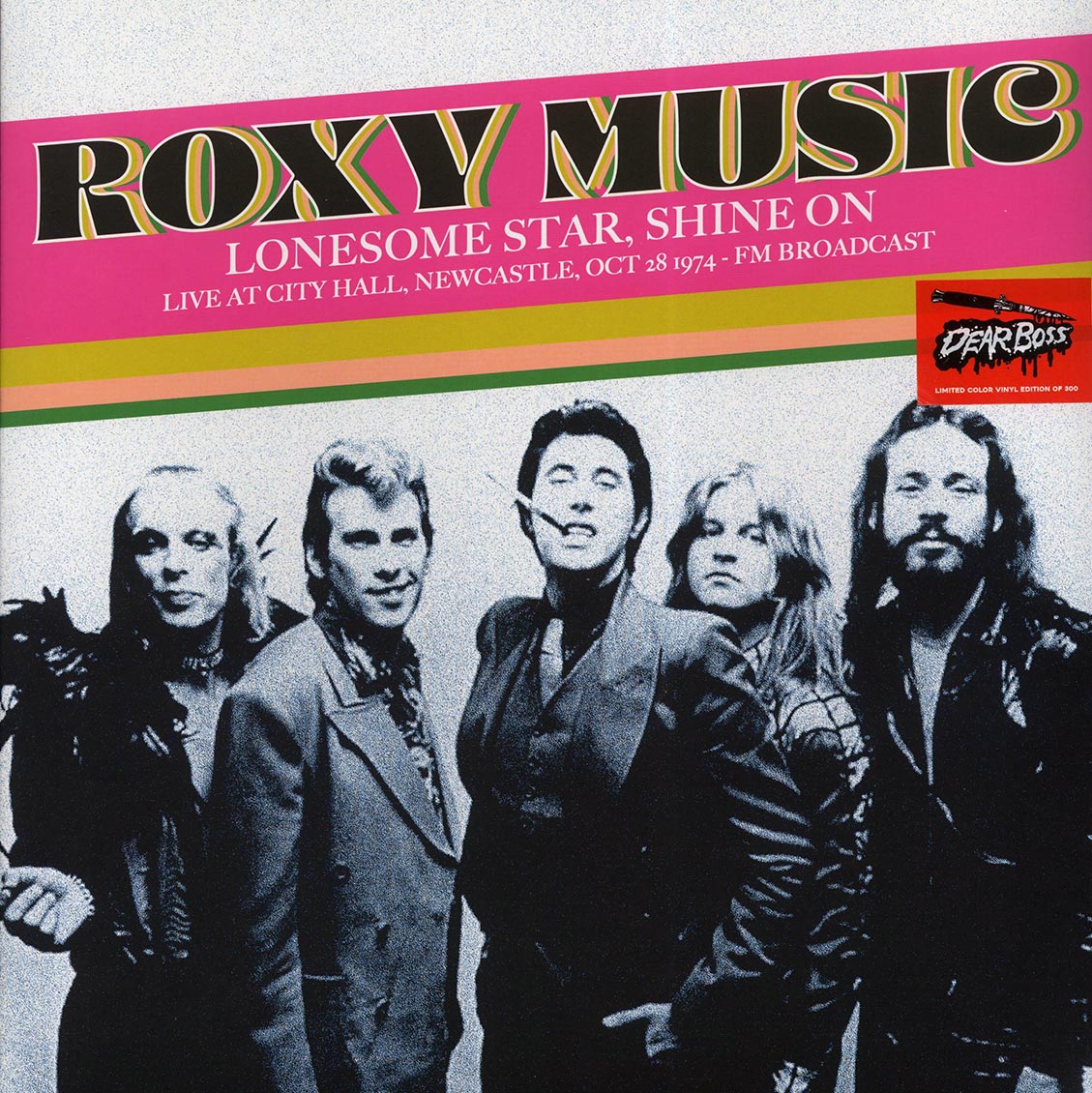 Roxy Music - Lonesome Star, Shine On: Live At City Hall, Newcastle, Oct 28 1974 (ltd. 300 copies made) (2xLP) (colored vinyl) - Vinyl LP
