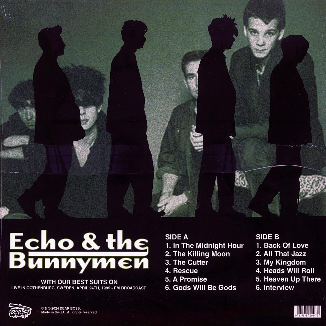 Echo & The Bunnymen - With Our Best Suits On: Live In Gothenburg, Sweden, April 24th, 1985 - Vinyl LP, LP