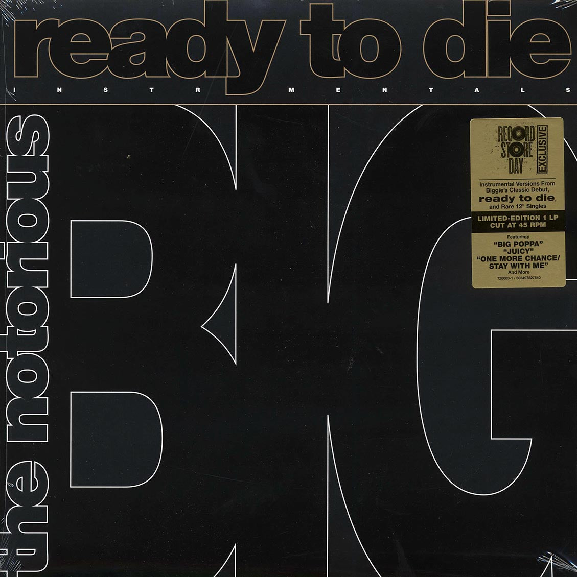 The Notorious BIG - Ready To Die Instrumentals (RSD 2024) (ltd. ed.) (45rpm) - Vinyl LP