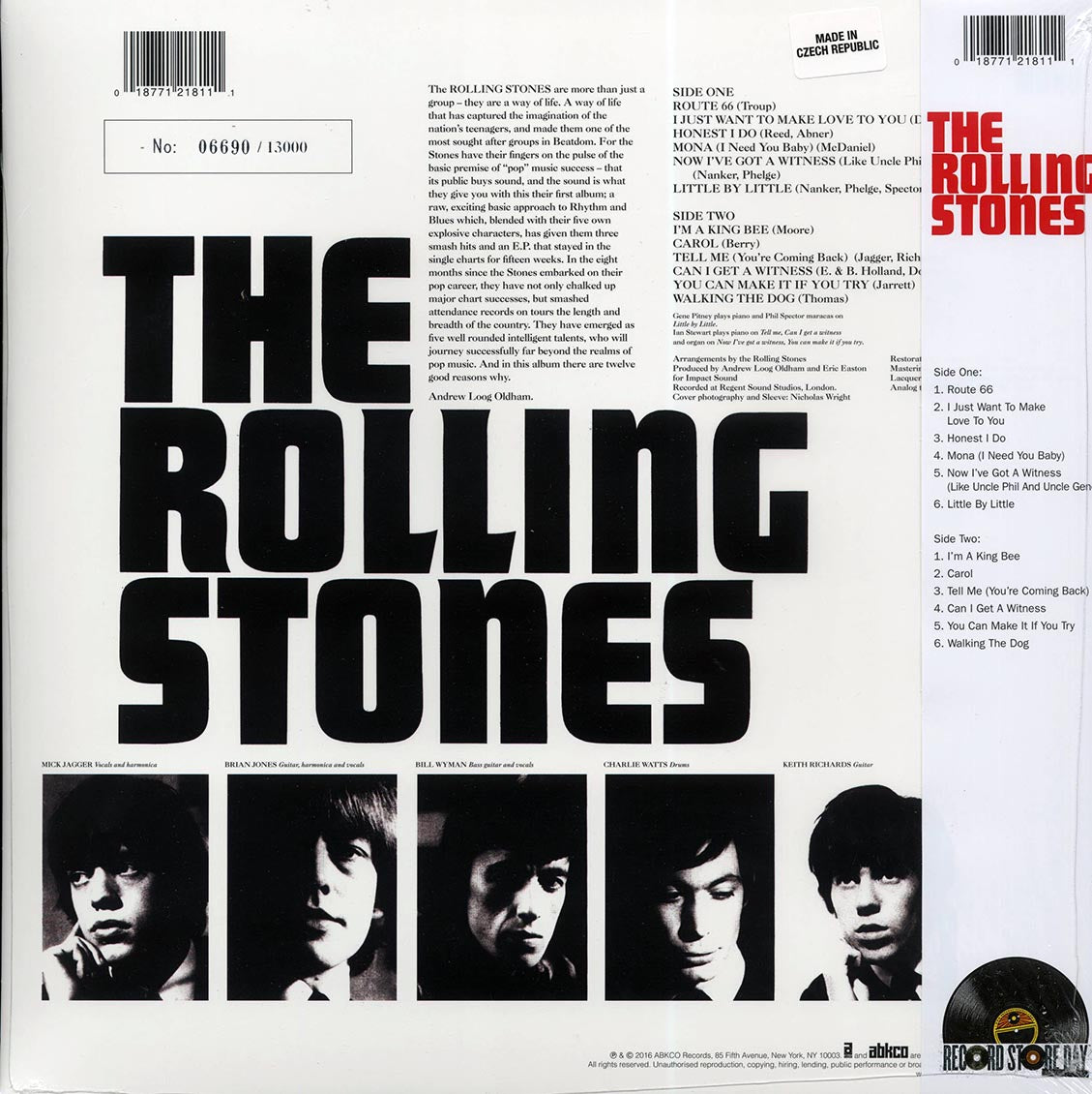 The Rolling Stones - The Rolling Stones (mono) (RSD 2024) (numbered ltd.ed.) (180g) (colored vinyl) - Vinyl LP, LP