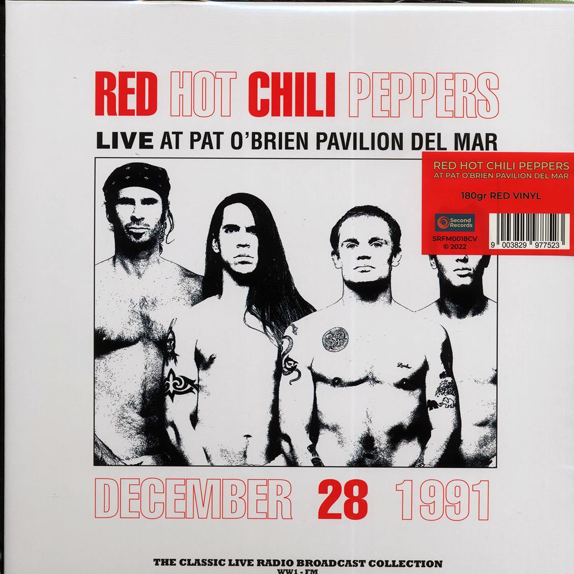 Red Hot Chili Peppers - Live At Pat O'Brien Pavilion Del Mar December 28 1991 (180g) (red vinyl) - Vinyl LP