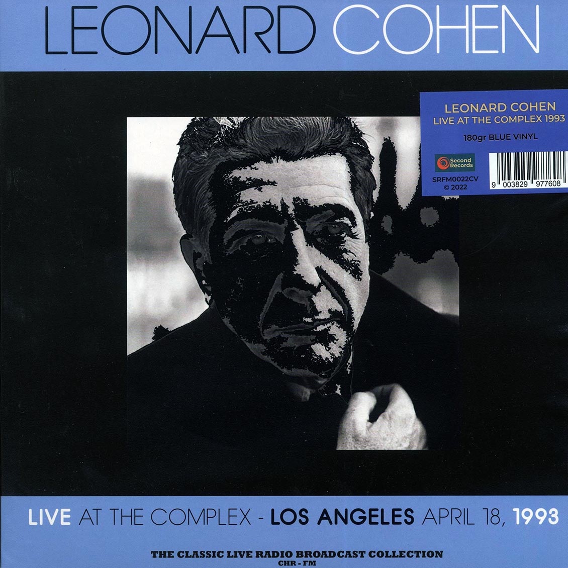 Leonard Cohen - Live At The Complex, Los Angeles, April 18, 1993 (180g) (blue vinyl) - Vinyl LP