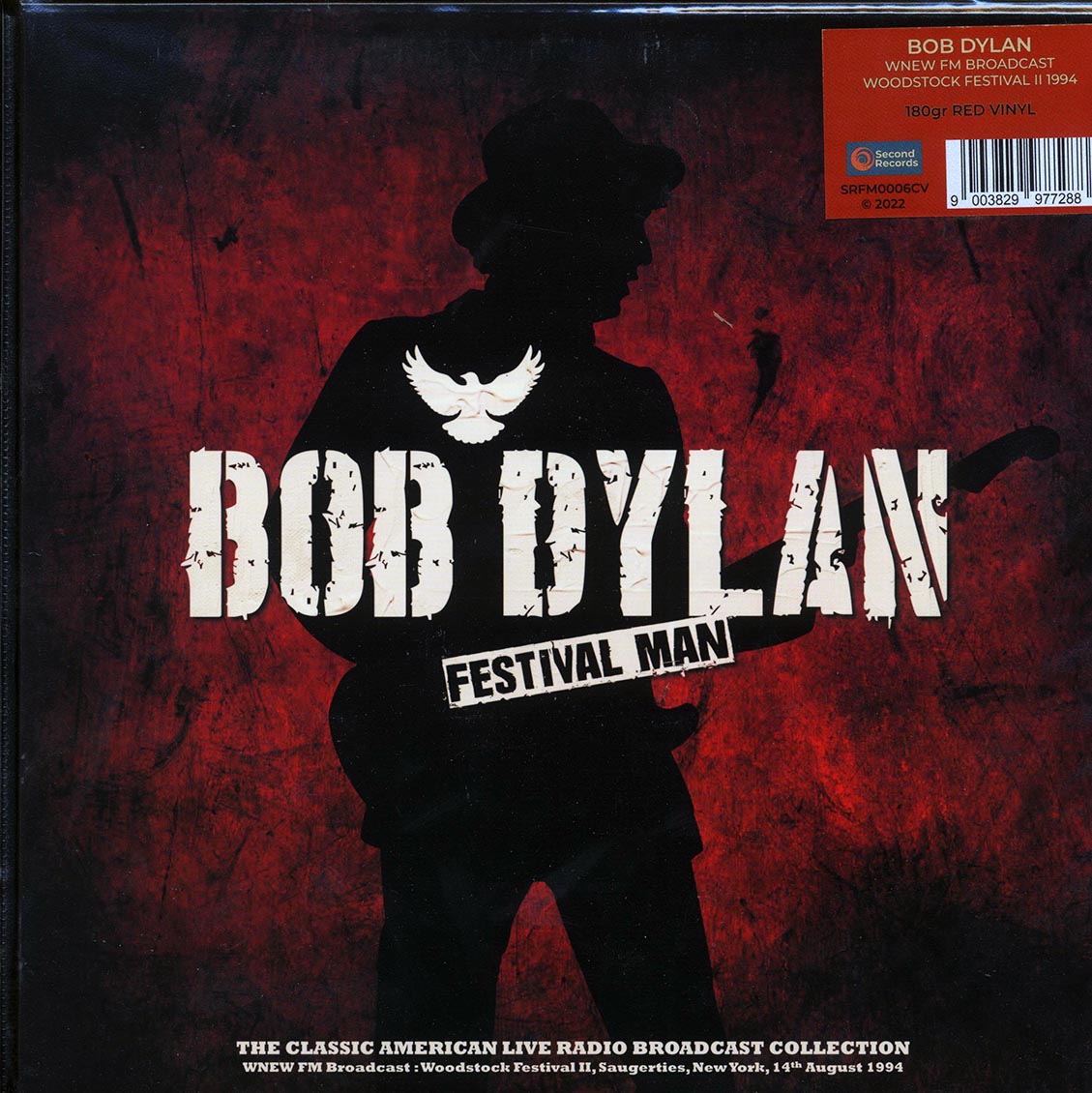Bob Dylan - Festival Man: Woodstock Festival II, Saugerties, NY 14th August 1994 (180g) (red vinyl) - Vinyl LP