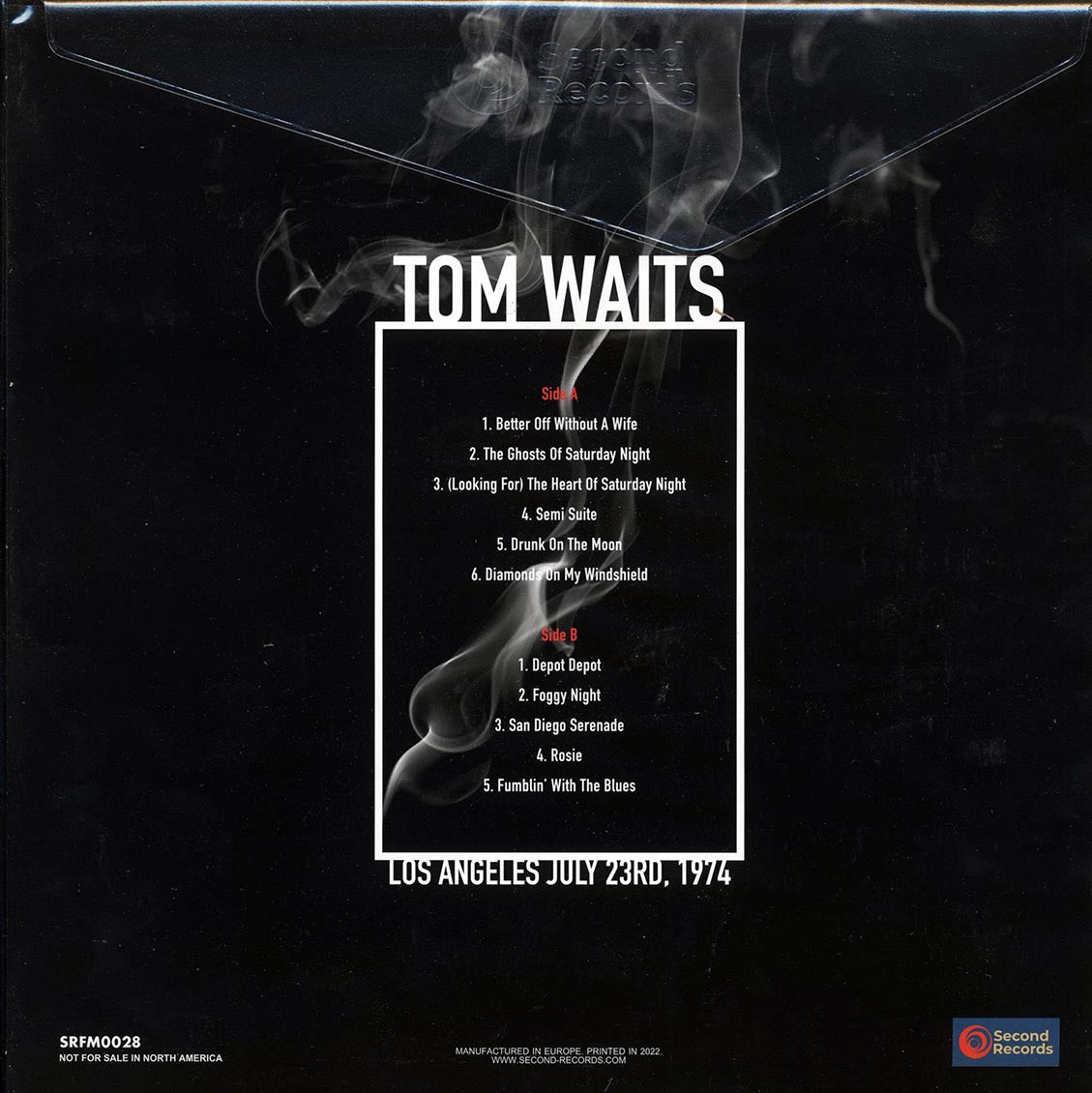 Tom Waits - Unplugged Live: KPFK Folkscene Studios, Los Angeles July 23rd, 1974 (180g) (orange vinyl) - Vinyl LP, LP