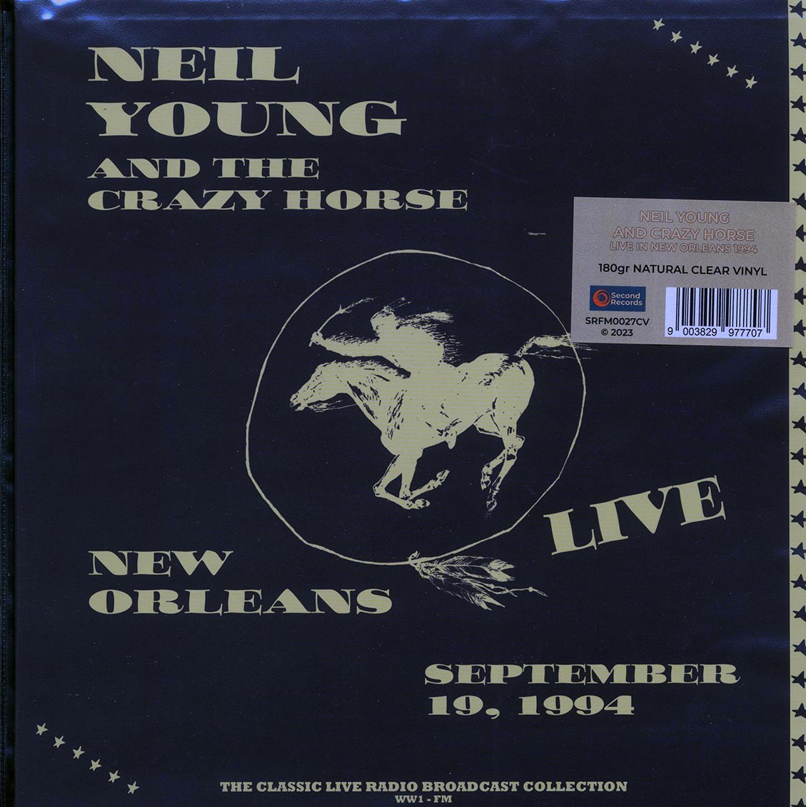Neil Young & Crazy Horse - Live New Orleans September 19, 1994 (180g) (clear vinyl) - Vinyl LP