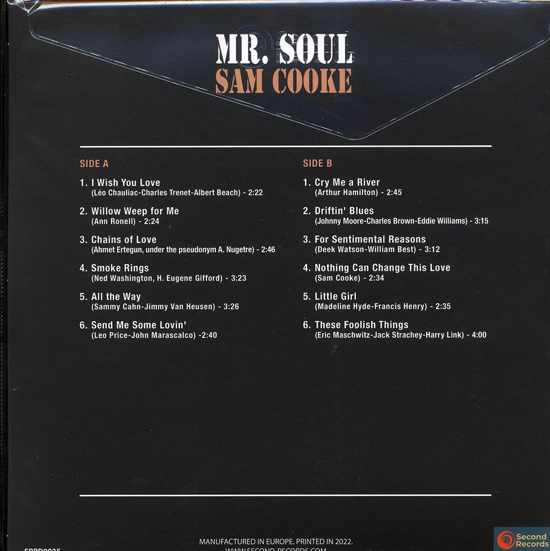 Sam Cooke - Mr. Soul (180g) (violet vinyl) - Vinyl LP, LP