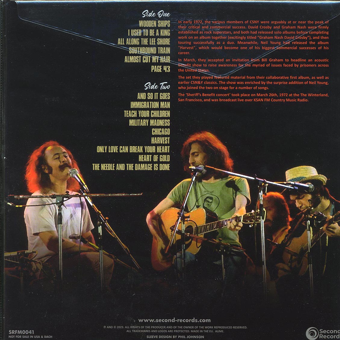 Crosby, Nash & Young - The Gang Of Three: The Winterland San Francisco 26th March 1972 KSAN FM Country Music Radio Broadcast (180g) (clear vinyl) - Vinyl LP, LP