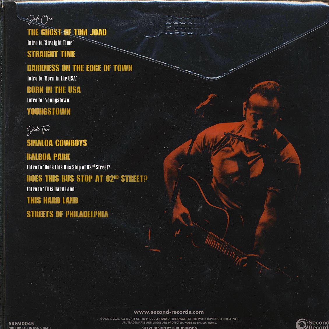 Bruce Springsteen - One Night Stand: Columbia Records Radio Hour, The Tower Theater Philadelphia, December 14th 1995 (180g) (clear vinyl) - Vinyl LP, LP