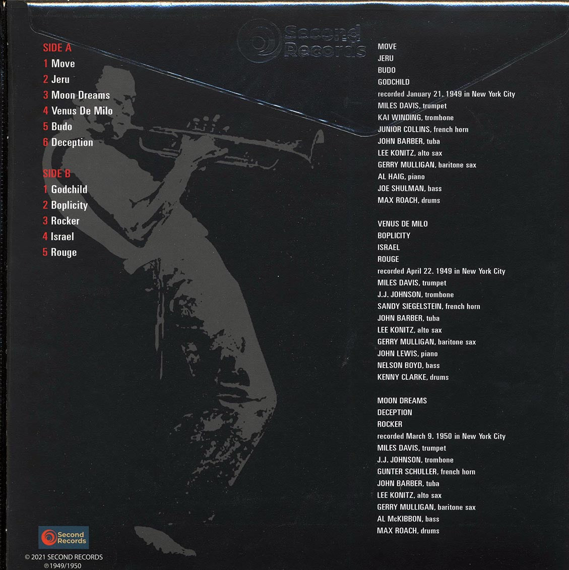 Miles Davis - Birth Of The Cool (180g) (red vinyl) - Vinyl LP, LP