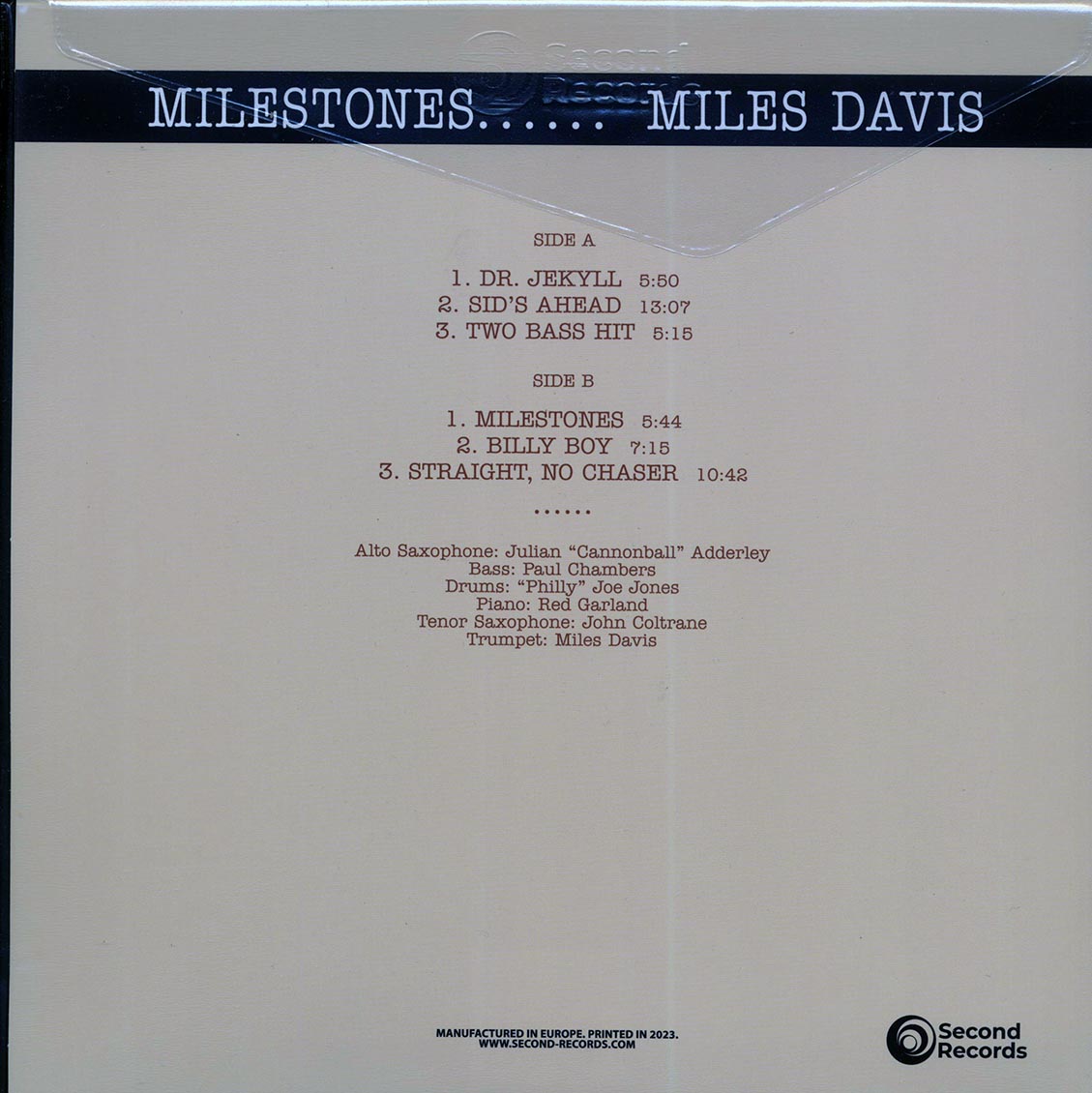 Miles Davis - Milestones (180g) (orange vinyl) - Vinyl LP, LP