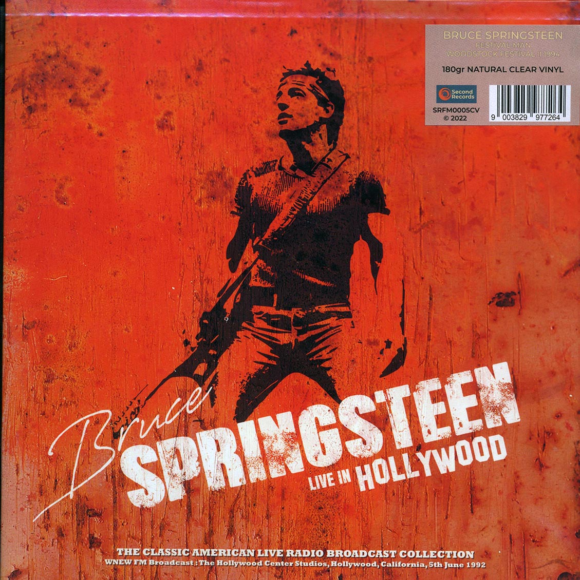 Bruce Springsteen - Live In Hollywood: Hollywood Center Studios, 5th June 1992 (180g) (clear vinyl) - Vinyl LP