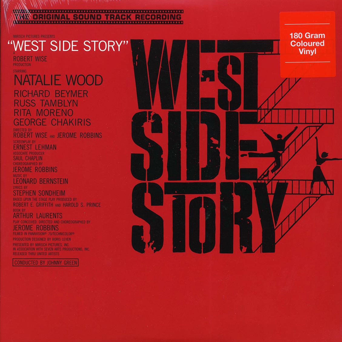 Leonard Bernstein - West Side Story: Original Soundtrack Recording (180g) (red vinyl) - Vinyl LP