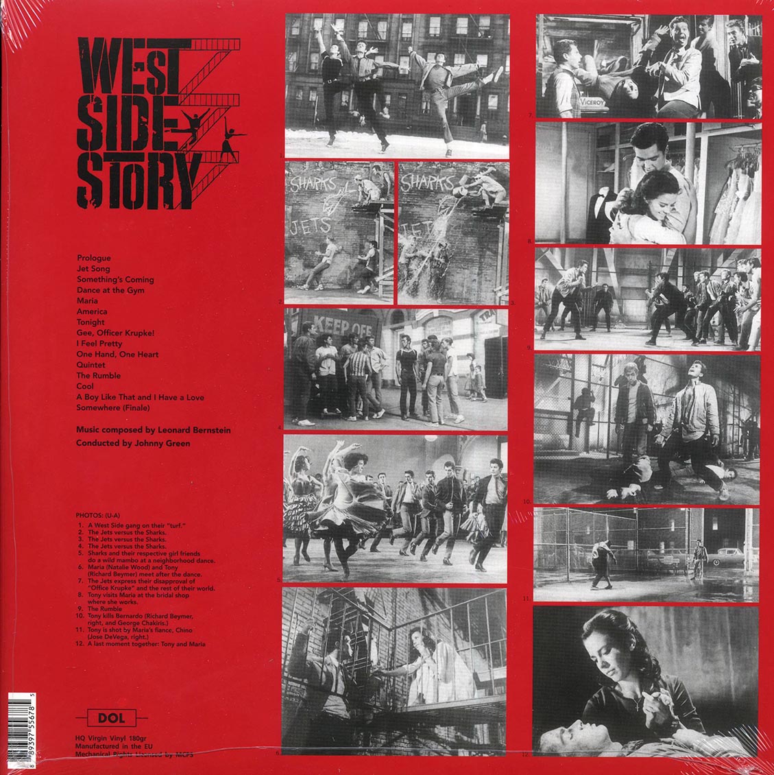 Leonard Bernstein - West Side Story: Original Soundtrack Recording (180g) (red vinyl) - Vinyl LP, LP