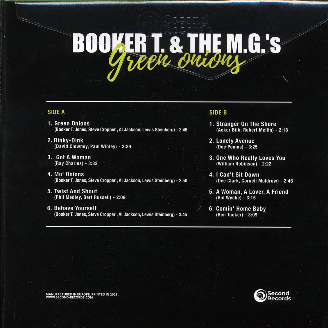 Booker T & The MG's - Green Onions (180g) (green vinyl) - Vinyl LP, LP