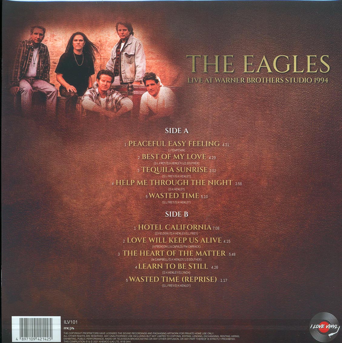 Eagles - Live At Warner Brothers Studio 1994 - Vinyl LP, LP