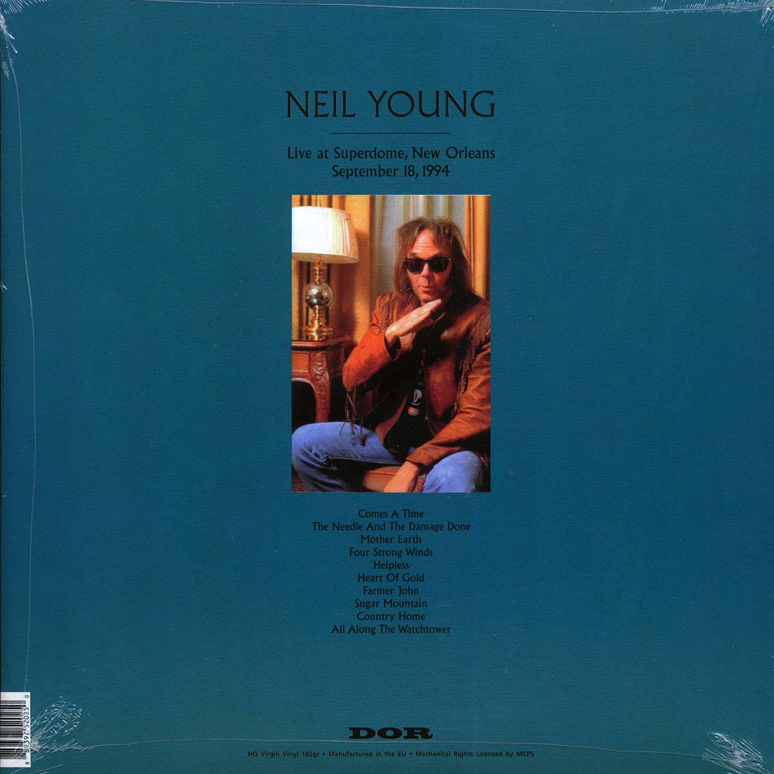 Neil Young - Live At Superdome, New Orleans 1994 (180g) (blue vinyl) - Vinyl LP, LP