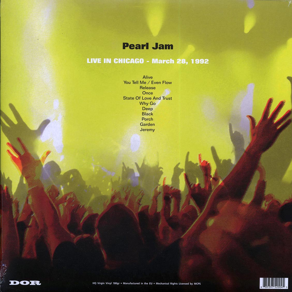 Pearl Jam - Live In Chicago March 28, 1992 (180g) (red vinyl) - Vinyl LP, LP