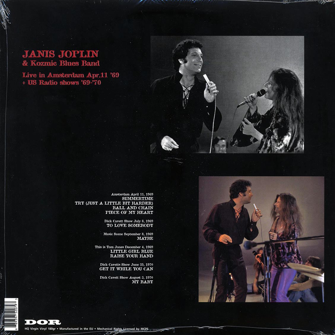 Janis Joplin & Kozmic Blues Band - Live In Amsterdam 1969 + US Radio Shows 1969-70 (180g) (white vinyl) - Vinyl LP, LP