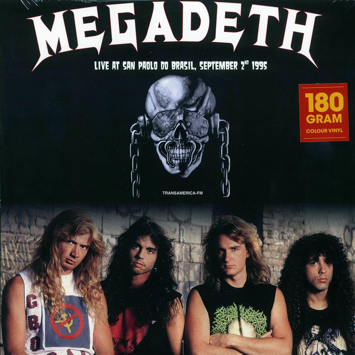 Megadeth - Live At Sao Paolo Do Brasil, September 2nd 1995 (180g) (white vinyl) - Vinyl LP