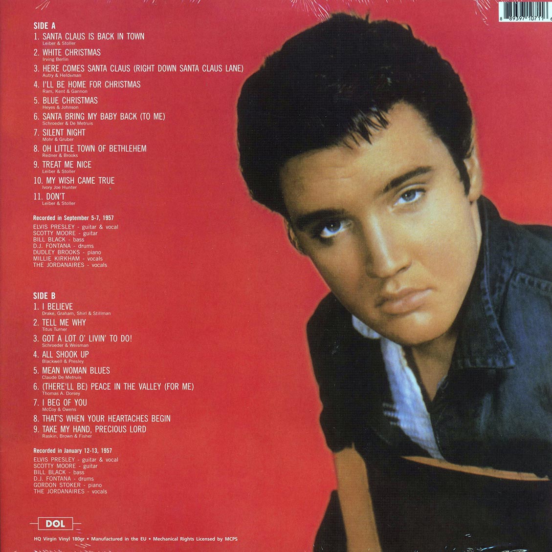 Elvis Presley - Elvis' Christmas Album (die-cut jacket) (180g) (gold vinyl) - Vinyl LP, LP