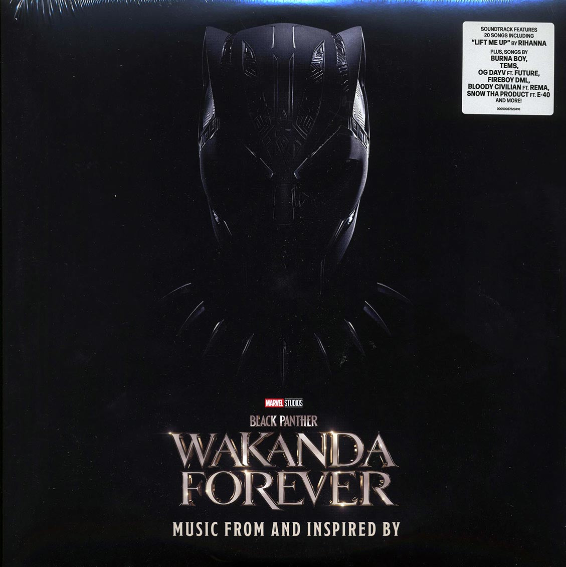 Rihanna, Burna Boy, Tems, Future, Etc. - Music From And Inspired By Black Panther: Wakanda Forever (2xLP) - Vinyl LP