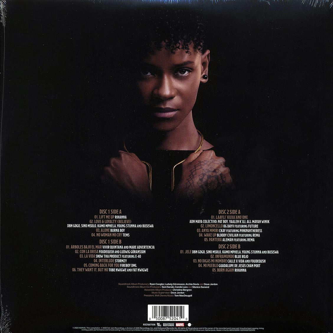 Rihanna, Burna Boy, Tems, Future, Etc. - Music From And Inspired By Black Panther: Wakanda Forever (2xLP) - Vinyl LP, LP