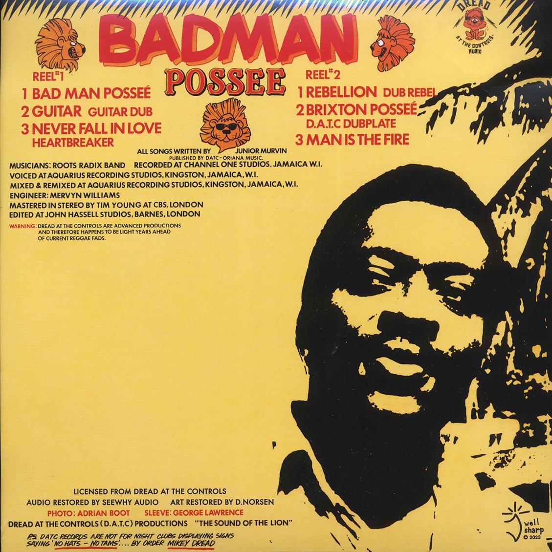 Jr. Murvin - Bad Man Possee (ltd. 500 copies made) - Vinyl LP, LP