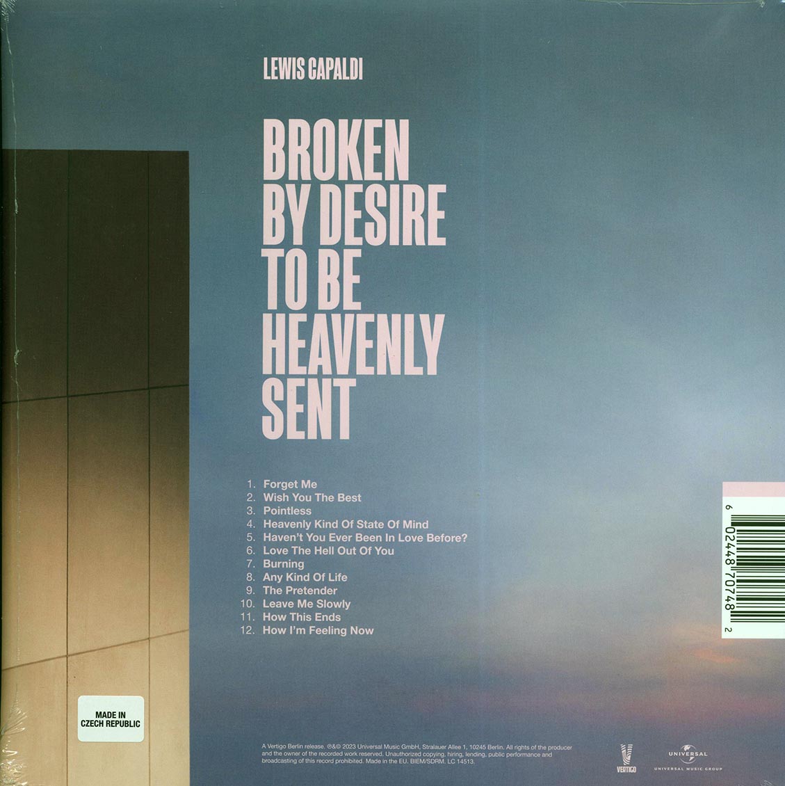 Lewis Capaldi - Broken By Desire To Be Heaven Sent - Vinyl LP, LP