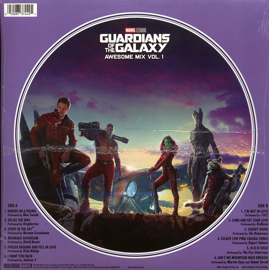 David Bowie, The Raspberries, The Runaways, Elvin Bishop, Blue Swede, Etc. - Guardians Of The Galaxy Awesome Mix Volume 1 (die-cut jacket) (picture disc) - Vinyl LP, LP