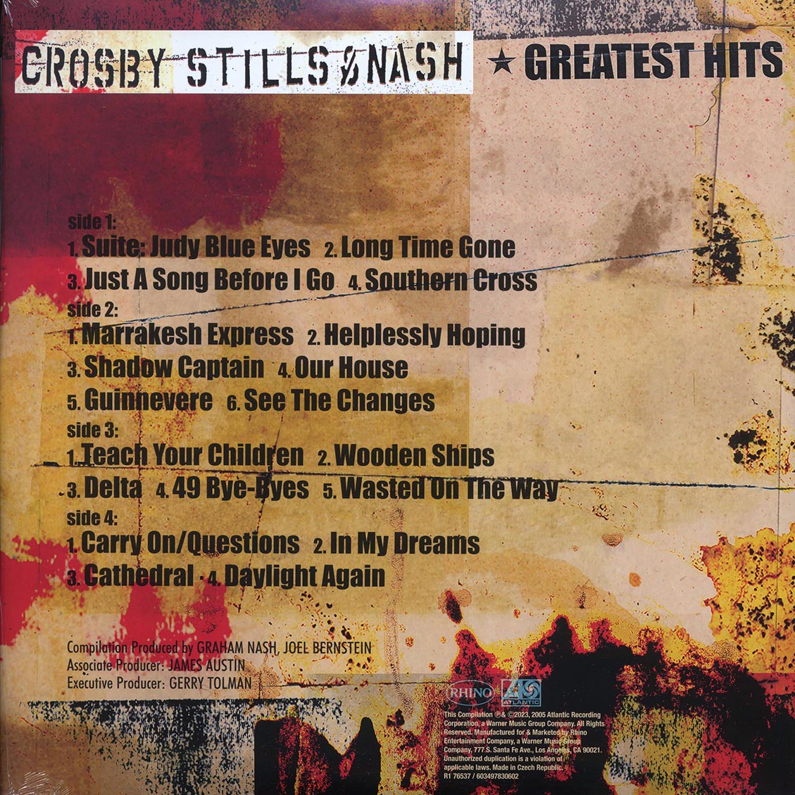 Crosby, Stills & Nash - Greatest Hits (2xLP) (Colored vinyl (milky clear)) - Vinyl LP, LP