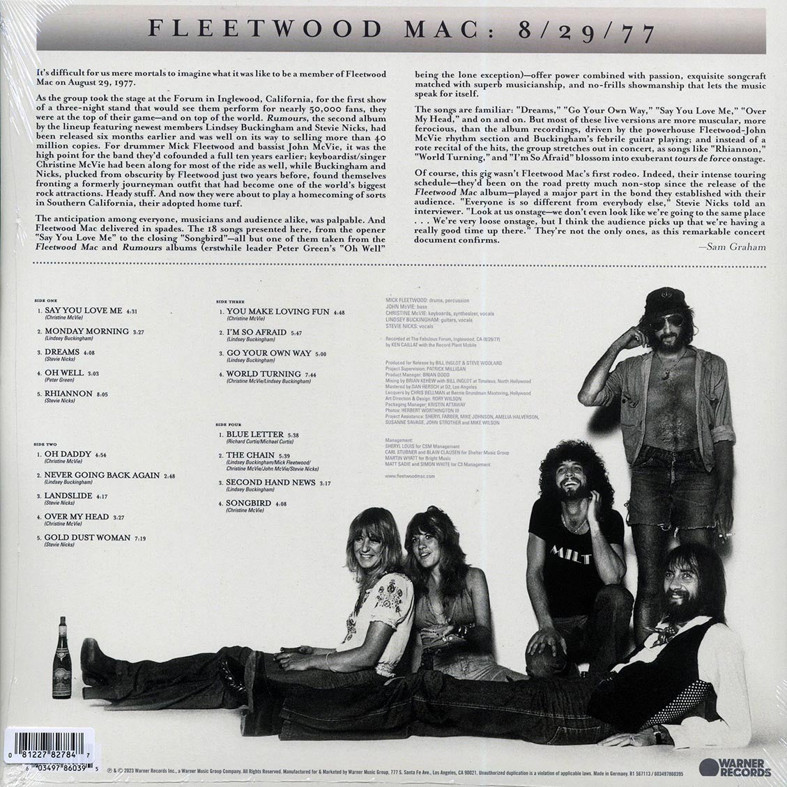 Fleetwood Mac - Rumours Live (2xLP) (clear vinyl) - Vinyl LP, LP