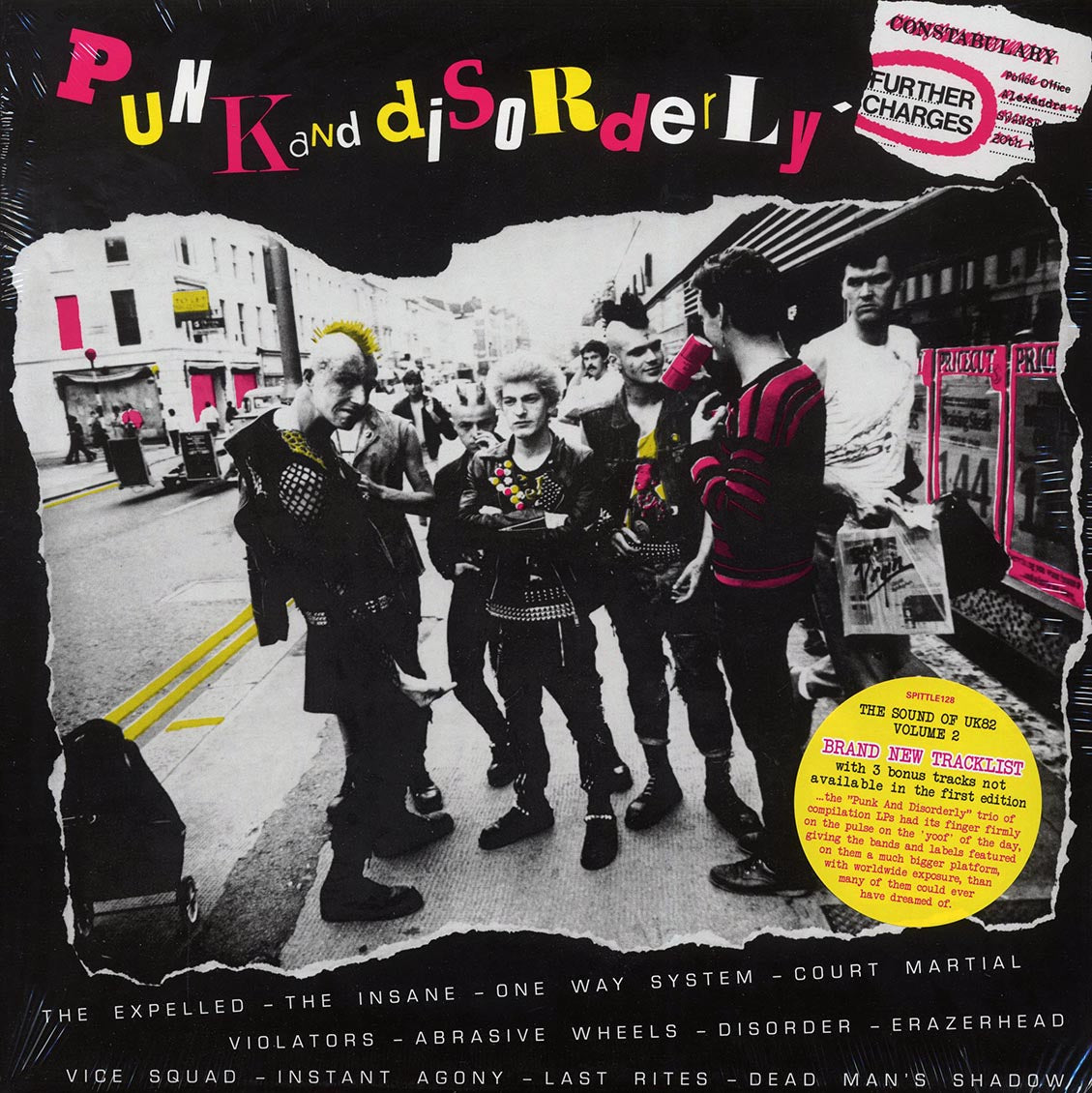 One Way System, Disorder, Violators, Etc. - Punk And Disorderly Volume 2: Further Charges (+ 4 bonus tracks) - Vinyl LP