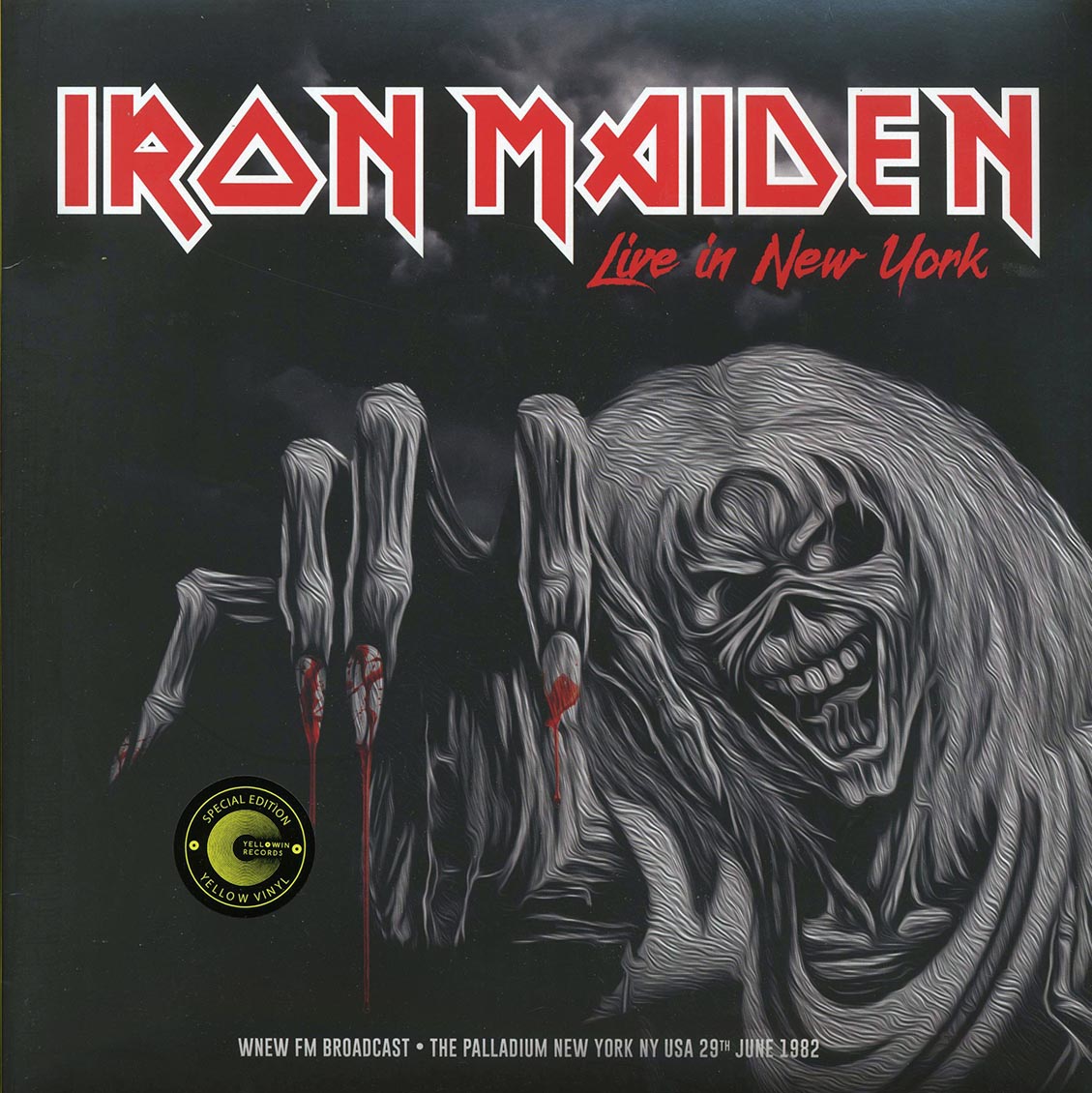 Iron Maiden - Live In New York: The Palladium New York, June 29th 1982 (yellow vinyl) - Vinyl LP