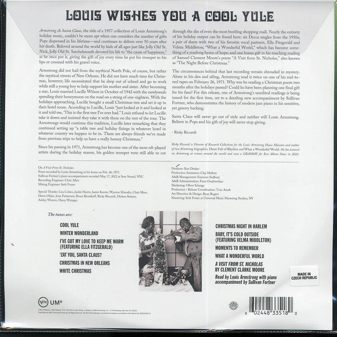 Louis Armstrong - Louis Wishes You A Cool Yule (picture disc) - Vinyl LP, LP