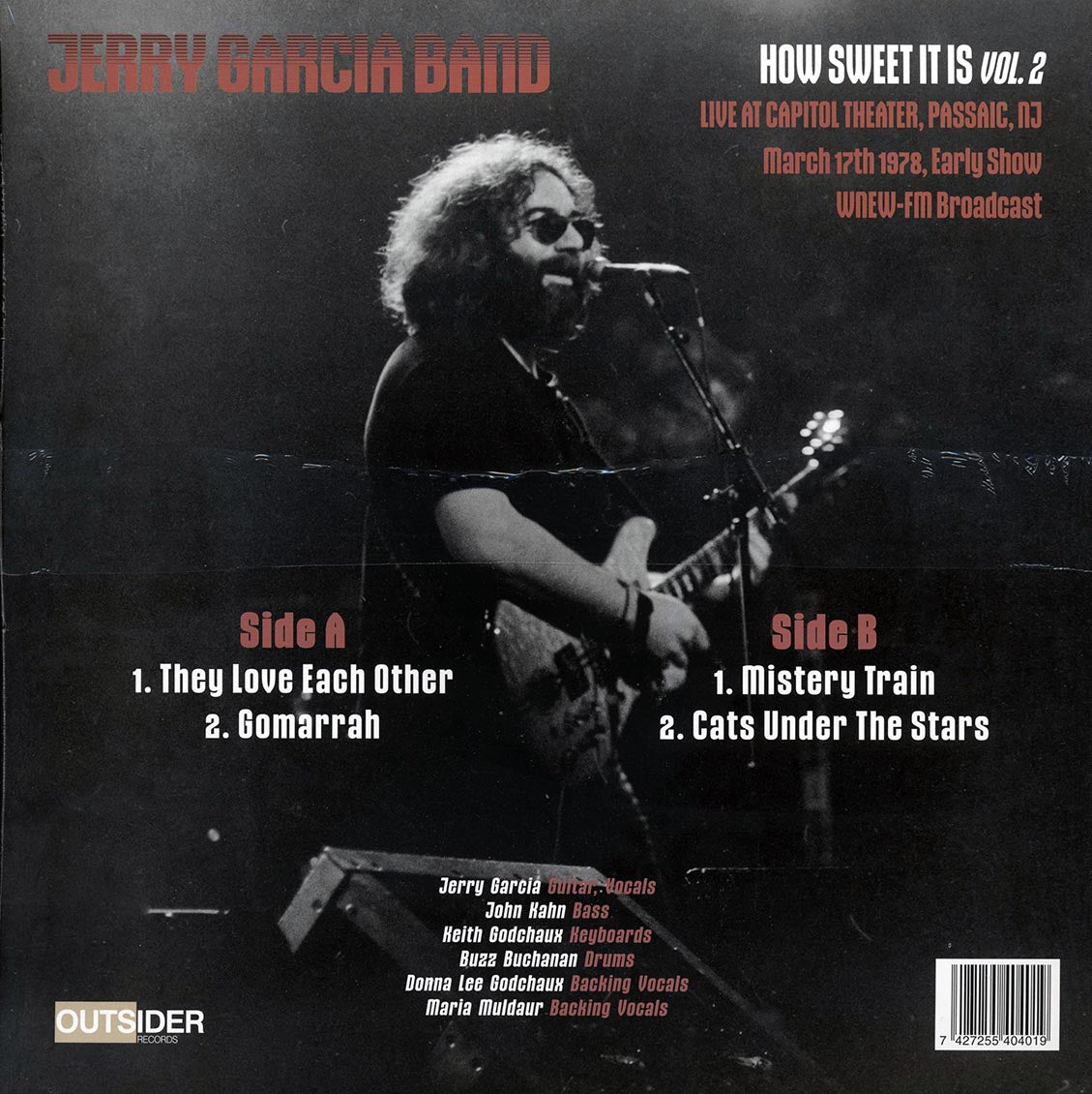 The Jerry Garcia Band - How Sweet It Is Volume 2: Live At Capitol Theater 1978 (violet vinyl) - Vinyl LP, LP