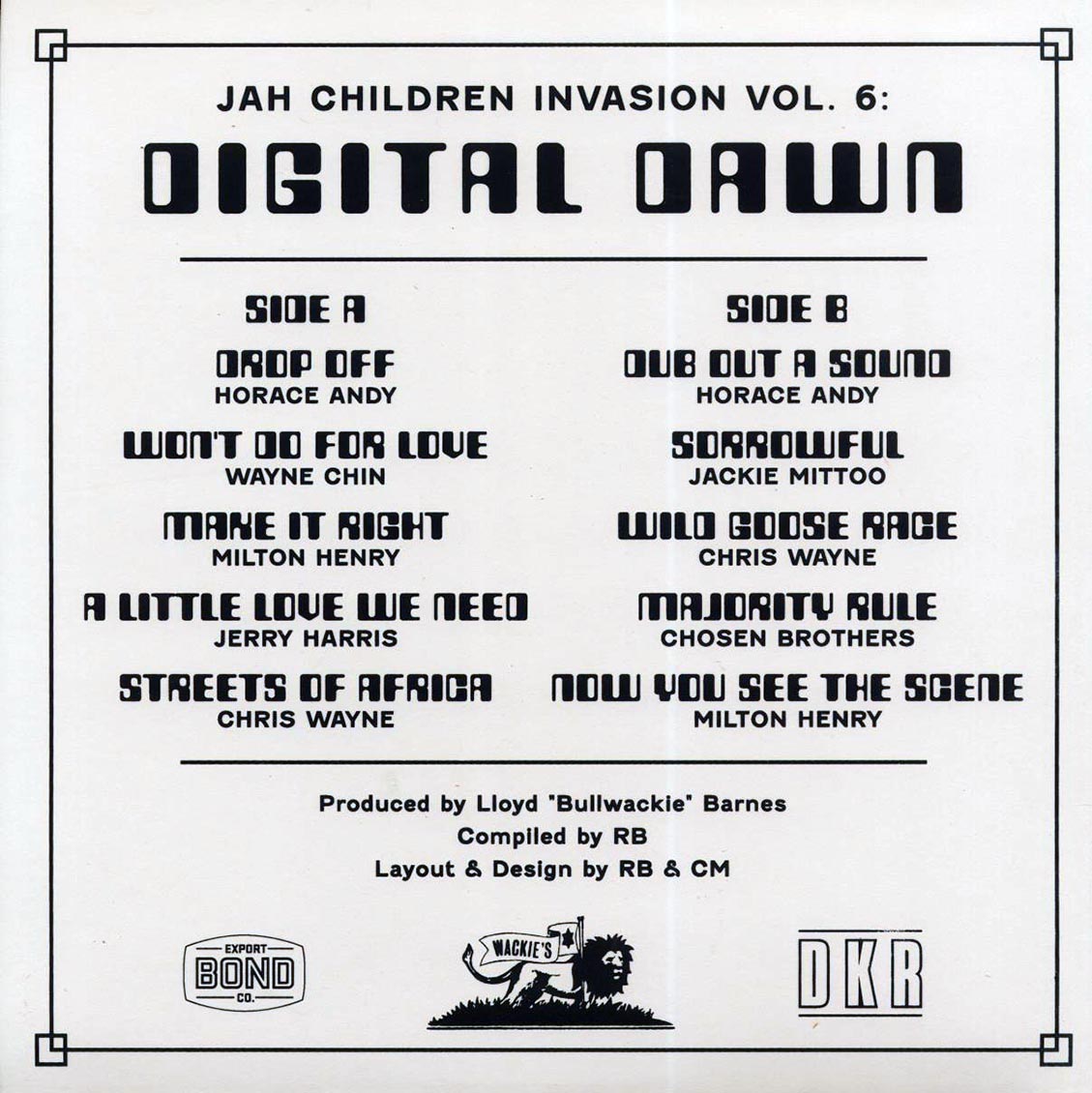 Horace Andy, Jackie Mittoo, Wayne Chin, Chosen Brothers, Milton Henry, Etc. - Jah Children Invasion Volume 6: Digital Dawn - Vinyl LP, LP