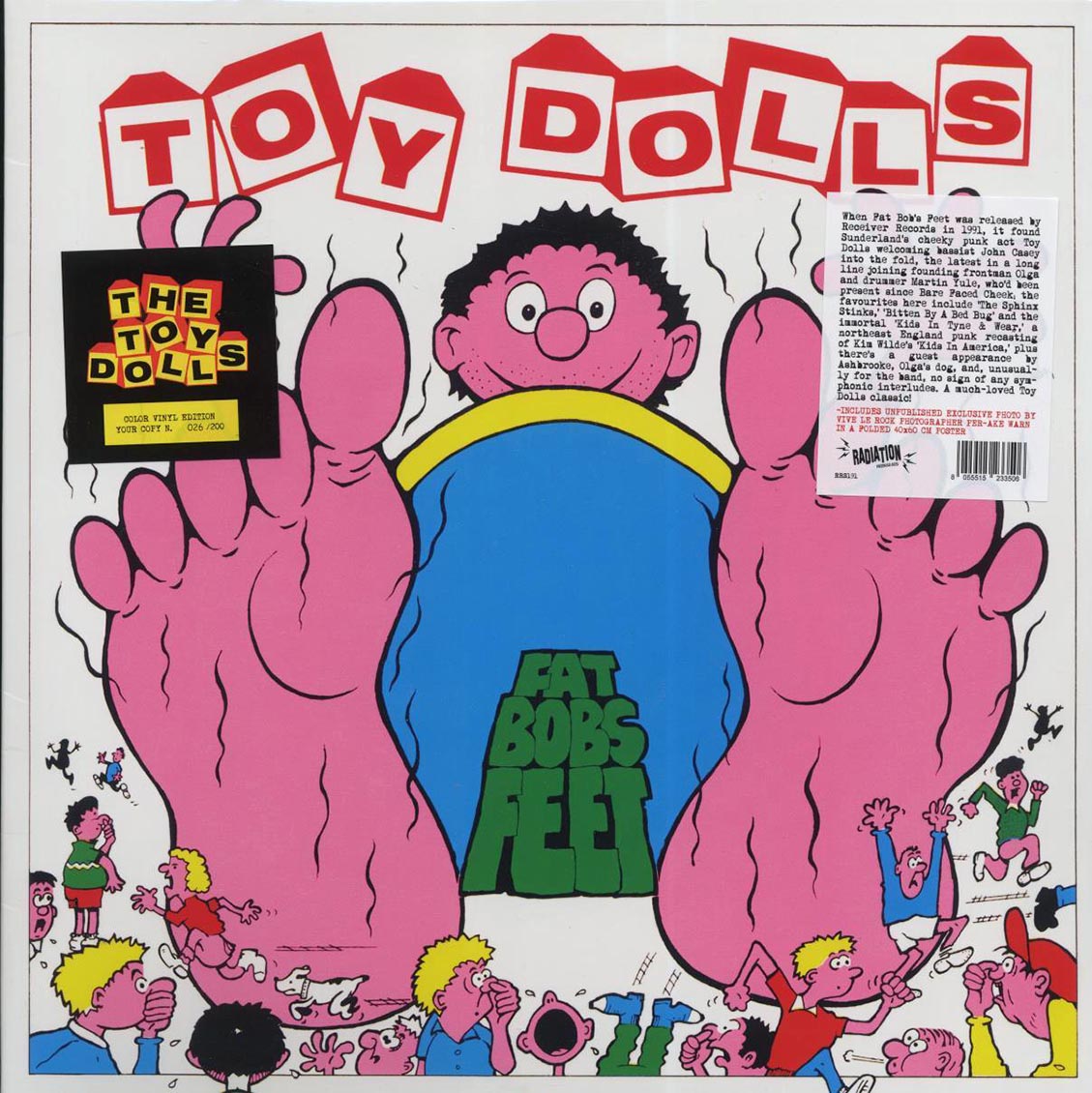 The Toy Dolls - Fat Bob's Feet (ltd. 200 copies made) (blue vinyl) - Vinyl LP