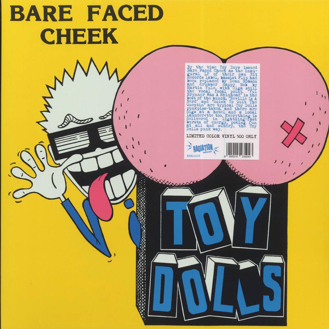 The Toy Dolls - Bare Faced Cheek (ltd. ed.) (blue vinyl) - Vinyl LP