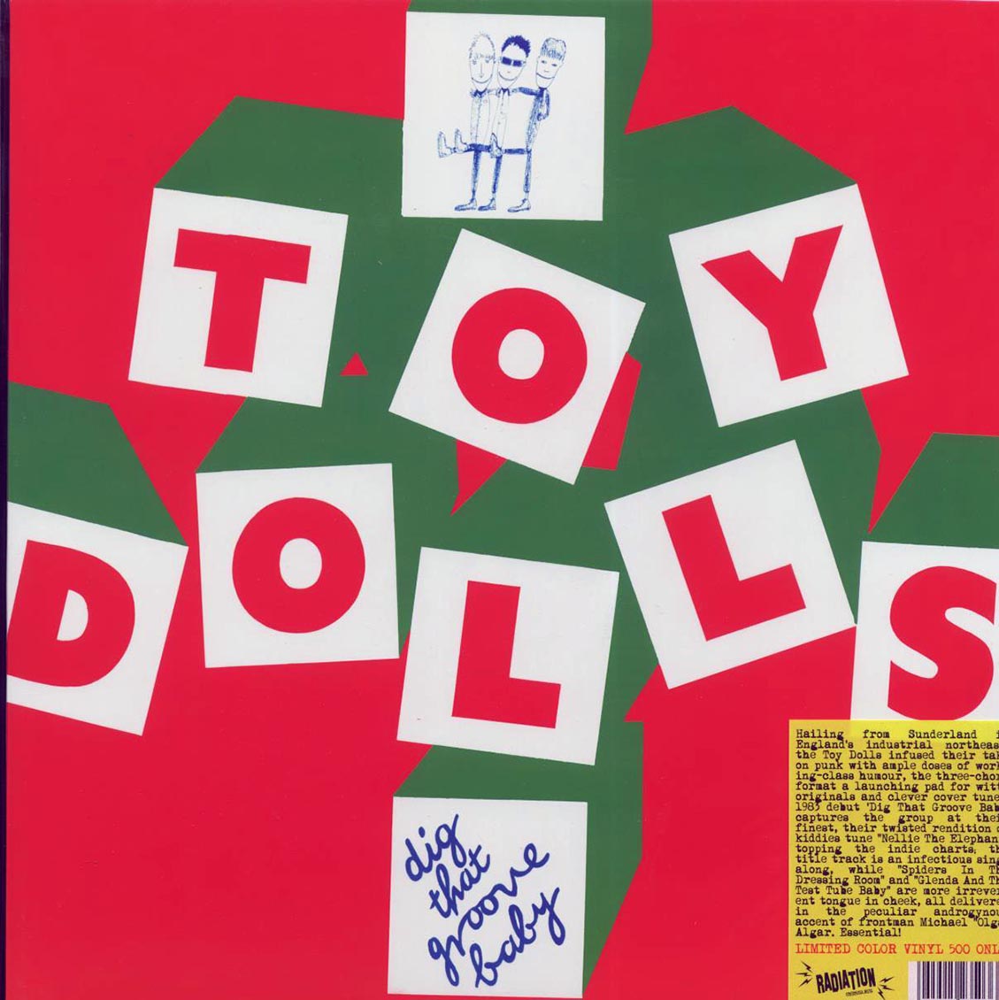 The Toy Dolls - Dig That Groove Baby (ltd. 500 copies made) (green vinyl) - Vinyl LP