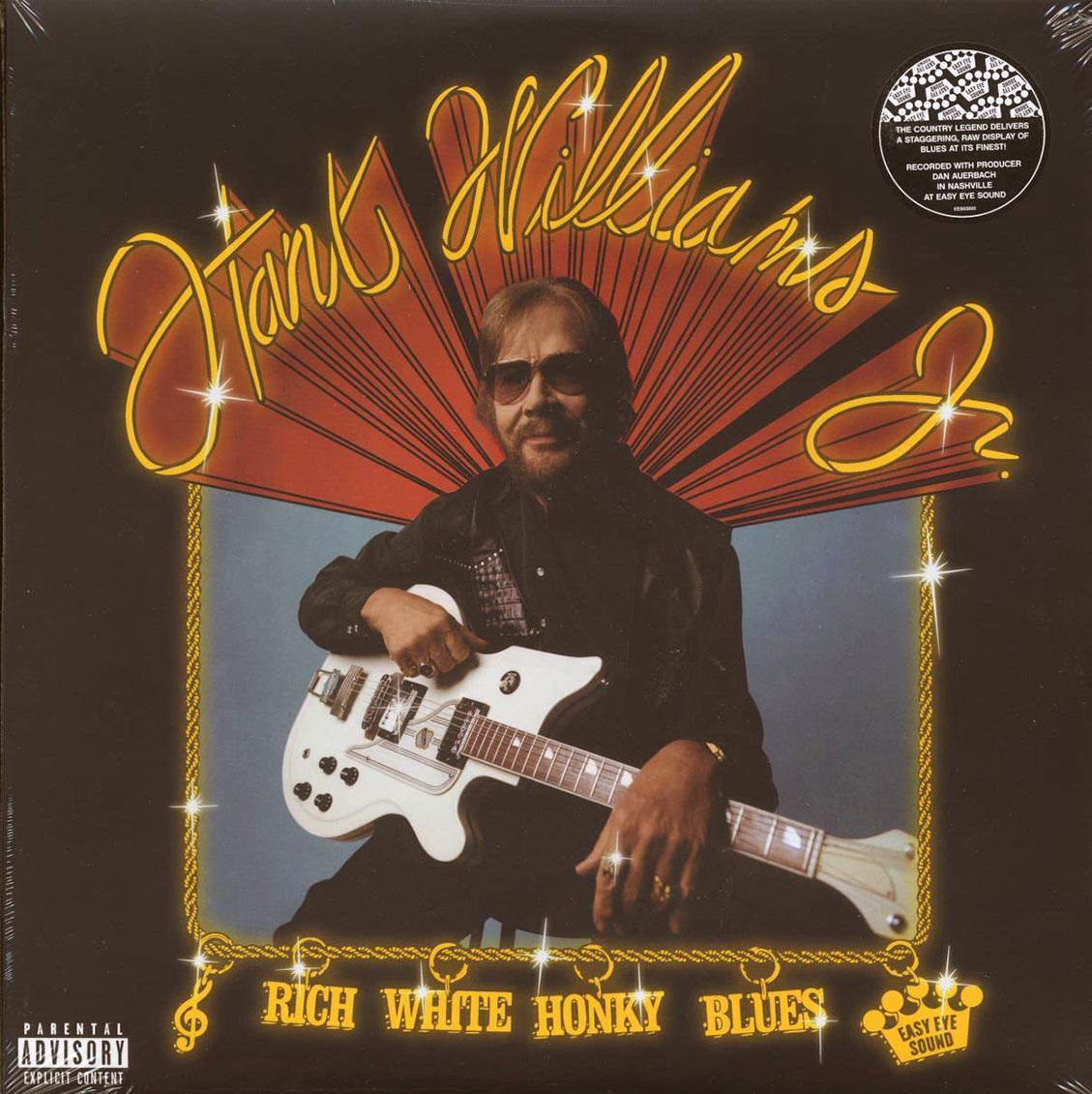 Hank Williams Jr. - Rich White Honky Blues - Vinyl LP