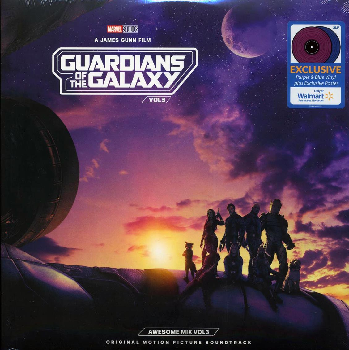 Radiohead, The Beastie Boys, Heart, The Replacements, Florence & The Machine, Etc. - Guardians Of The Galaxy Volume 3 (ltd. ed.) (2xLP) (colored vinyl) - Vinyl LP