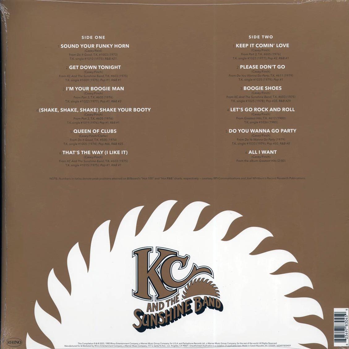 KC & The Sunshine Band - The Best Of KC & The Sunshine Band - Vinyl LP, LP